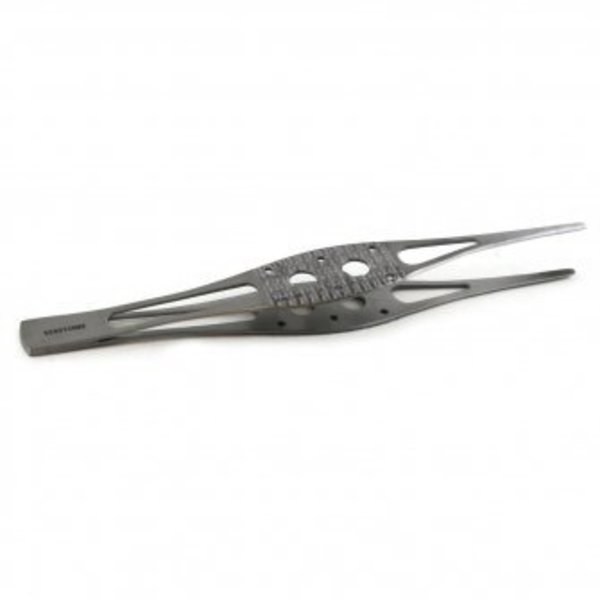 Ergonomic Forceps, Serrated, 3mm, 7